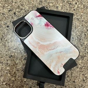 Brand new iPhone 14 Burga Elite case in Berry Sorbet with gunmetal grey accent